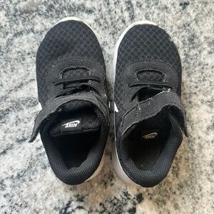 Velcro Black Nike Toddler Sneakers size 8C